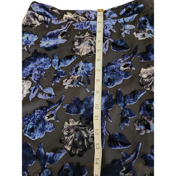 XXI Forever 21 Whimsigoth Velvet Burnout Maxi Skirt Juniors Small Fairy Grunge - Picture 10 of 11